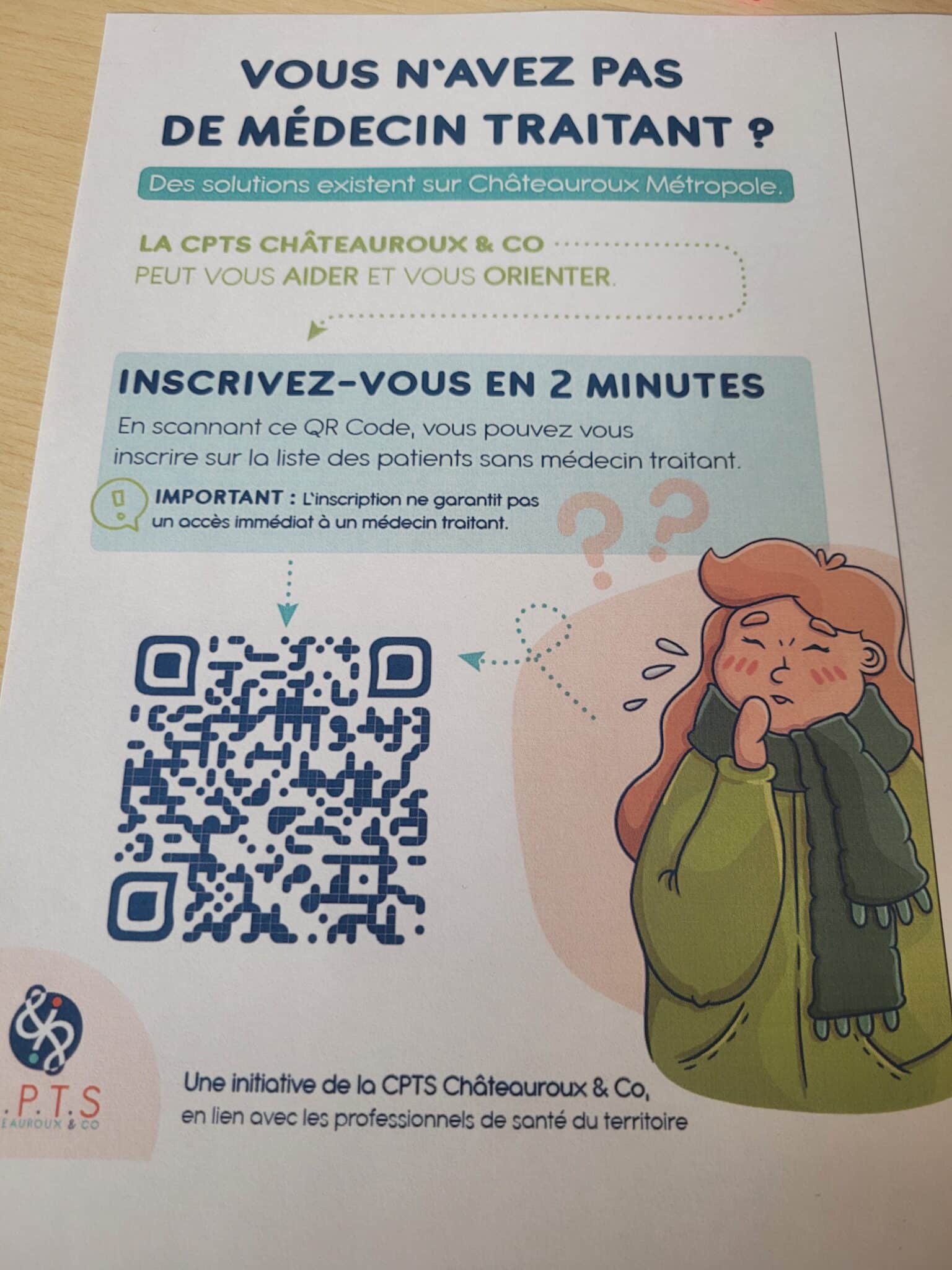 vous n'avez pas de médecin traitant